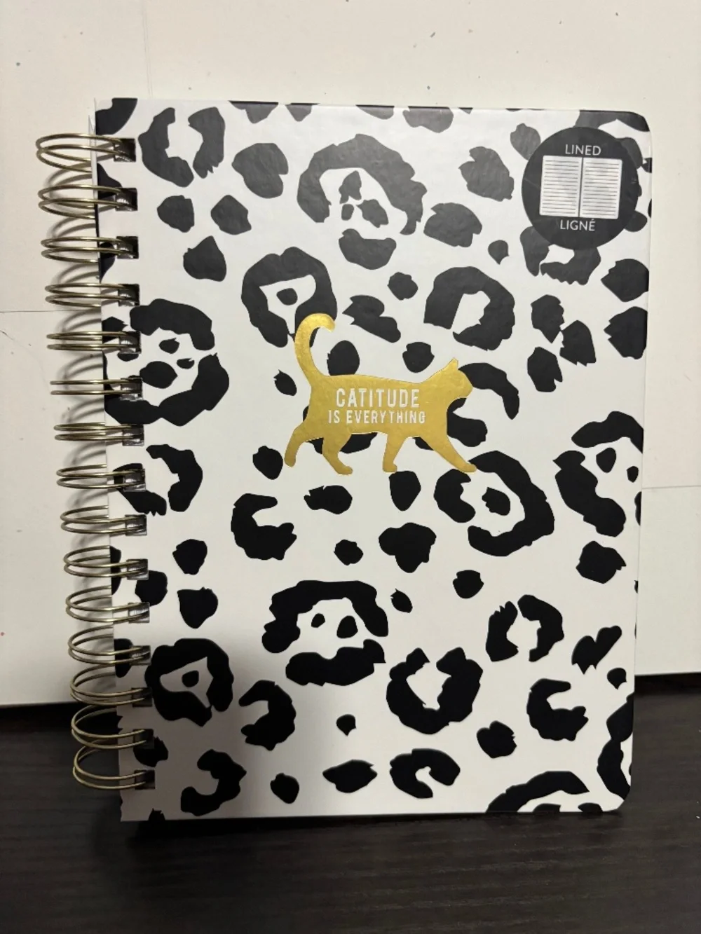 CATITUDE is everything lined journal - Brand. new
